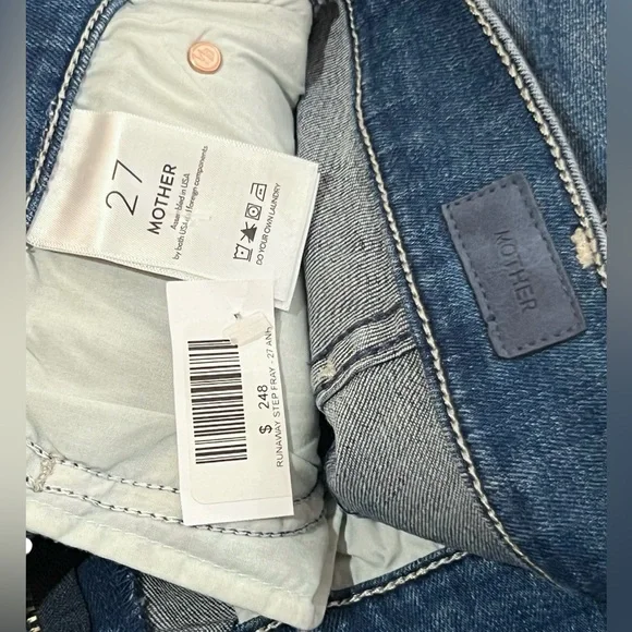 MOTHER Runaway Step Flare, Size 27, NWT - Picture 9 of 12